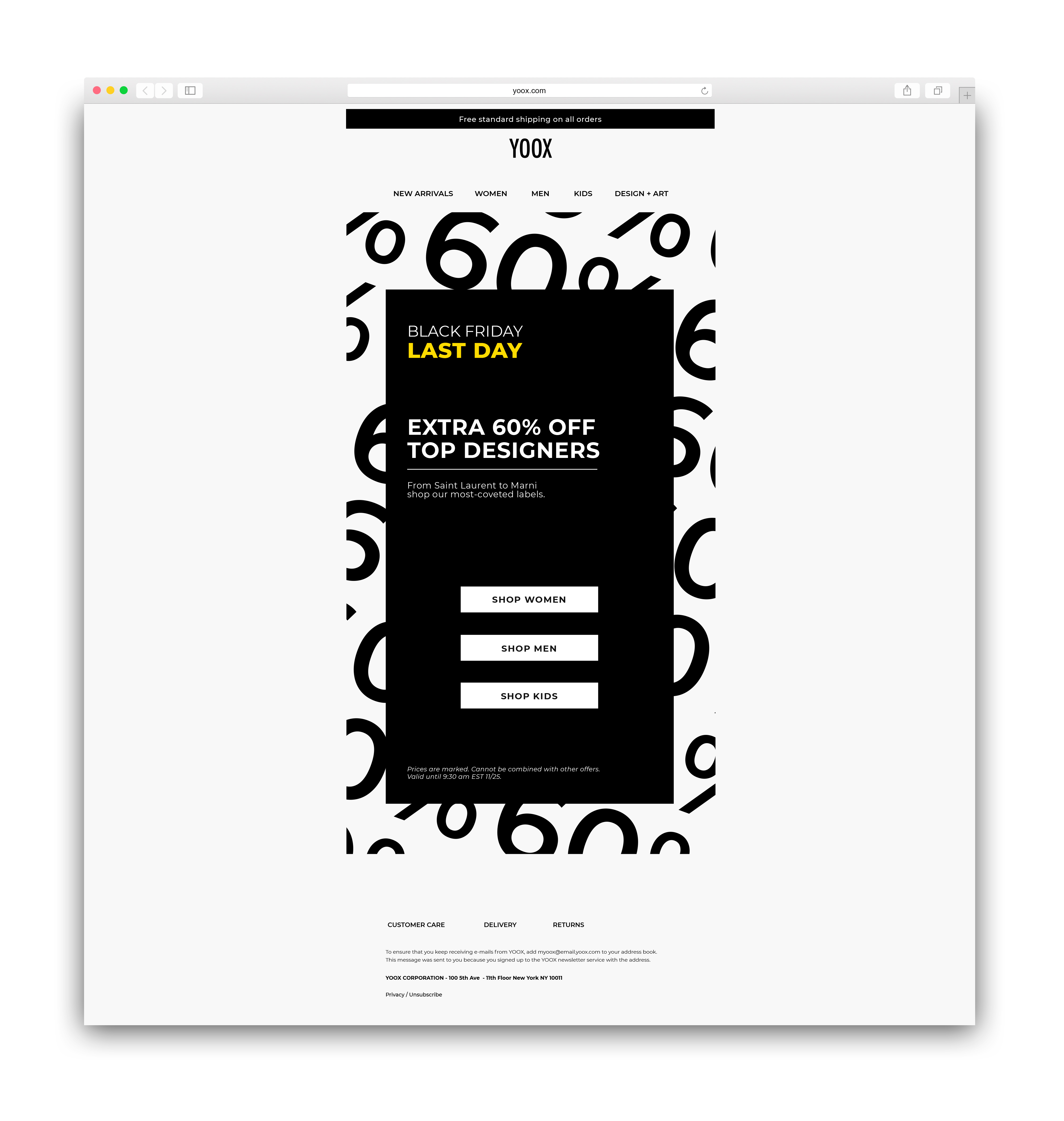 Black Friday Newsletter